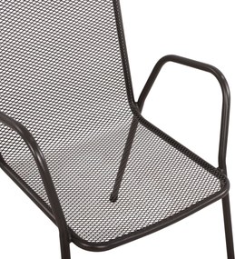 ΚΑΡΕΚΛΑ ΠΟΛΥΘΡΟΝΑ ΜΕΤΑΛΛΙΚΗ ΑΝΘΡΑΚΙ ELIJAH HM5005.01 54x62x89Υ ΕΚ.