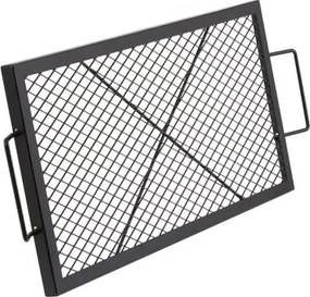 VEVOR 32" Rectangle Cooking Grate Fire Pit Grill Grate X-Marks Heavy-Duty Steel