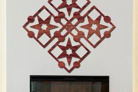 Intra απο ξύλο plywood 3mm-4mm πάχος – Ξύλινη Τέχνη τοίχου με Δίασταση  40x30 cm INTRAFABR-87515328