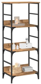 vidaXL Βιβλιοθήκη Artisan Δρυς 50x33x117,5 εκ. Επεξεργασμένο Ξύλο