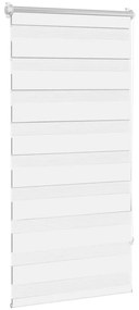vidaXL Ρόλερ Zebra Λευκό 60 x 120cm