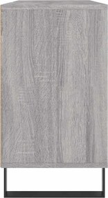 vidaXL Ντουλάπι Μπάνιου Γκρι Sonoma 80 x 33 x 60 εκ. από Επεξεργ. Ξύλο