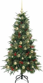 vidaXL Τεχνητό Χριστουγεννιάτικο Δέντρο με Άξονα Πράσινο 150 cm