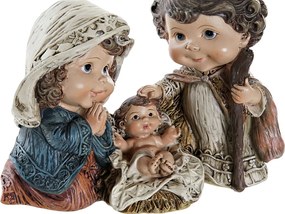 Χριστουγεννιάτικο Βηθλεέμ DKD Home Decor Ρητίνη Πολύχρωμο (16 x 9 x 12 cm) (x2)