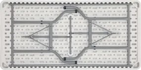 Τραπέζι Tielo πτυσσόμενο-150φ 75β 75ψ εκ.