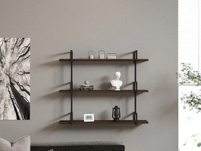Ράφι Τοίχου Καρυδί PUME 87x22.5x76