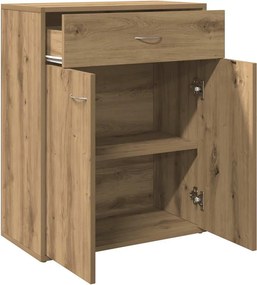 vidaXL Sideboard Artisan Oak 60x30x75 cm Κατασκευασμένο ξύλο