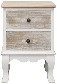 vidaXL Κομοδίνα 2 τεμ. 35 x 30 x 50 εκ. από Ξύλο Παυλώνιας