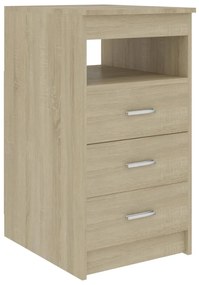 vidaXL Γραφείο Χρώμα Sonoma Δρυς 140 x 50 x 76 εκ. από Επεξ. Ξύλο