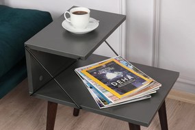 Κομοδίνο Ανθρακί CRAPRAN 50x40x55