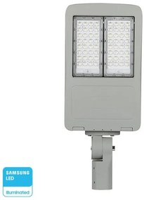 Φωτιστικό δρόμου LED γκρι 120W Samsung chip 4000K class ii, inventronics driver 885 VTAC-885-Γκρι 885
