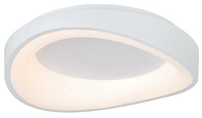 InLight Πλαφονιέρα οροφής LED 72W 3CCT (by tuya) από λευκό μέταλλο και ακρυλικό D:45cm (42033-White)
