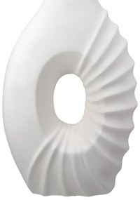 Βάζο Κεραμικό Λευκό 24X12X45Cm 24X12X45Cm