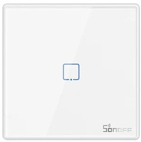 SONOFF smart διακόπτης T2EU1C-RF 433MHz, αφής, μονός, λευκός