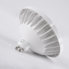 GloboStar 60128 Σποτ LED GU10 AR111 15W 1410lm 12° AC 220-240V IP20 Φ11 x Υ6.6cm Θερμό Λευκό 2700K - 3 Χρόνια Εγγύηση