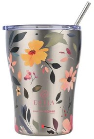 ESTIA ΘΕΡΜΟΣ COFFEE MUG SAVE THE AEGEAN 350ml SILVER BOTANIC