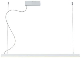 Φωτιστικό Οροφής - Ράγα Lynne 3994600 Led 100x3,5x100cm White Viokef Metal