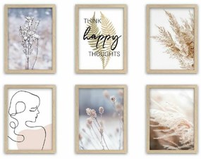 Καμβάς DKD Home Decor Τζίντζερ Καμβάς 40 x 2 x 60 cm