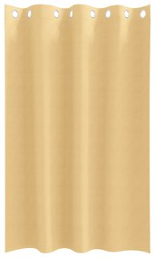 vidaXL Κουρτίνες με κουρτίνες 2 pcs Μπεζ 175 x 140 εκ. Πολυεστέρας