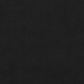 vidaXL Κουρτίνες Συσκότ. με Γάντζους/'Οψη Λινού 2 τεμ Μαύρο 140x245 εκ