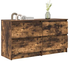 vidaXL Έπιπλο Τηλεόρασης Καπνιστή Δρυς 100x35x54 εκ. Επεξ. Ξύλο