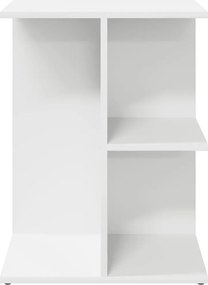 vidaXL Κομοδίνα 2 τεμ. Λευκά 46,5x29x61 εκ. από Επεξεργασμένο Ξύλο