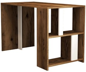 Γραφείο Lima 845HCT3841 120x60x75,4cm Walnut-White