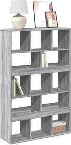 vidaXL Βιβλιοθήκη Γκρι Sonoma 100x33x156,5εκ. από Επεξεργ. Ξύλο