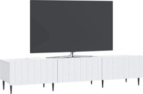 vidaXL Ντουλάπι TV Λευκό 147 x 34,5 x 32 εκ Επεξεργασμένο Ξύλο