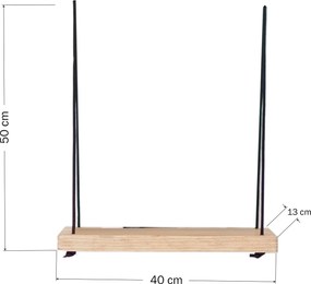 Wall Shelf Aa055 Walnut