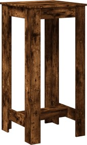 vidaXL Τραπέζι Μπαρ Καπνιστή Δρυς 51x50x103,5 εκ. Επεξ. Ξύλο