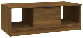vidaXL Τραπεζάκι Σαλονιού Καφέ Δρυς 102x50x36 εκ. Επεξεργασμένο Ξύλο
