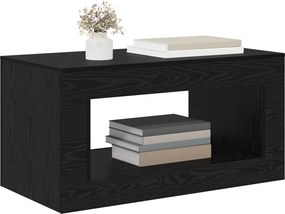 vidaXL Coffee Table Μαύρη Δρυς 99.5 x 50 x 50 cm Επεξεργασμένο Ξύλο