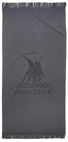 Πετσέτα Θαλάσσης 3783 Anthracite Greenwich Polo Club Θαλάσσης 80x170cm 100% Βαμβάκι