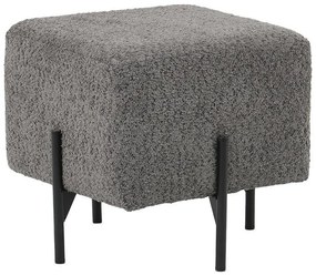 Stool Ivanna Fylliana Grey - Black 38x38x36 cm