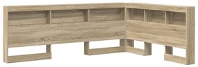 vidaXL Κεφαλάρι Αποθήκης με ράφι Sonoma Δρυς 150 cm Επεξεργασμένο ξύλο