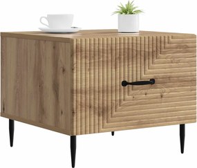 vidaXL Τραπεζάκι σαλονιού Artisan Δρυς 49 x 50 x 40 εκ