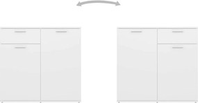 vidaXL Μπουφές Λευκός 160 x 36 x 75 εκ. από Επεξ. Ξύλο