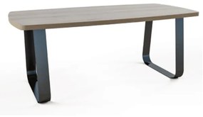 Τραπέζι Τραπεζαρίας 180x90x75cm Alfa Set Lama Harmony - Χρώμα Elvezia Rovere (8502)
