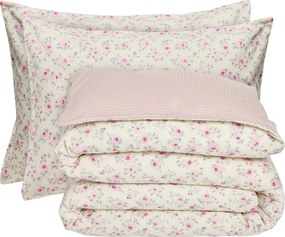 Φανελένια Σεντόνια Μονά (Σετ) Das Home Happy 9700 Ecru Pink