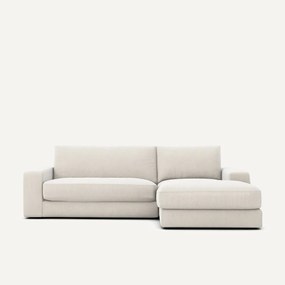 Γωνιακός καναπές από βελούδινο chenille ύφασμα, Skander