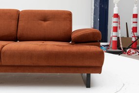 2-Seat Sofa-Bed Mustang - Orange Orange