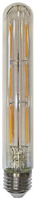 Adeleq Led Λάμπα Cog Σωλήνας Διάφανος L185mm D30mm Ε27 6W Θερμό 13-27301856600