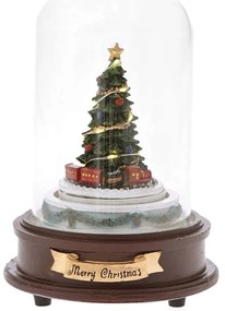 Διακοσμητικό Δεντράκι Φωτιζόμενο Με Κίνηση & Μουσική 74513 Φ13x21cm Multi