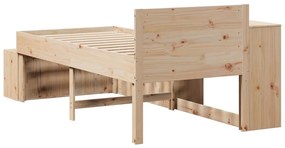 Σκελετός Κρεβ. Χωρίς Στρώμα 80x200 εκ. Μασίφ Ξύλο Πεύκου 3309755