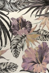 Σετ Χαλιά Κρεβατοκάμαρας 3Τμχ. Floral 22440-261 Cream-Multi Merinos ΣΕΤ (2 67x150 & 67x230) Heatset Frize