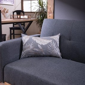 Μαξιλαροθήκη Διακοσμητική Beatrice 11 Grey Teoran 30X50 Βαμβάκι-Πολυέστερ