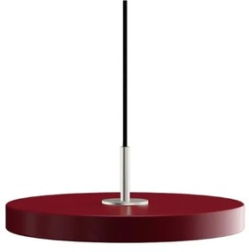 Φωτιστικό Οροφής Asteria Plus Mini Steel 2291C4174 Φ31x10.5cm Led 1200lm 18W 2400-3000k Ruby Red Umage