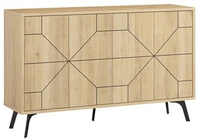 Μπουφές Dune Megapap χρώμα φυσικό οξιάς 123x35x77,4εκ.