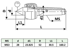 vidaXL Περιστροφική Πόντα Τόρνου MT3